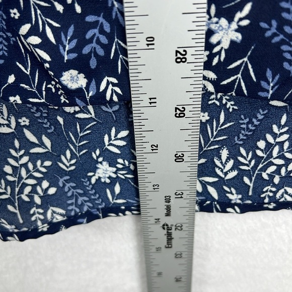 Studio B by Bobeau Women’s Blouse Top Plus Size 3X Blue Sleeveless Polyester - Picture 9 of 9